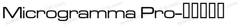 Microgramma Pro字体转换